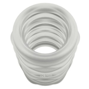 ROMP - MOSH MASTURBADOR MASCULINO TRANSPARENTE COM BAINHA REVERSÍVEL DE 6 CM